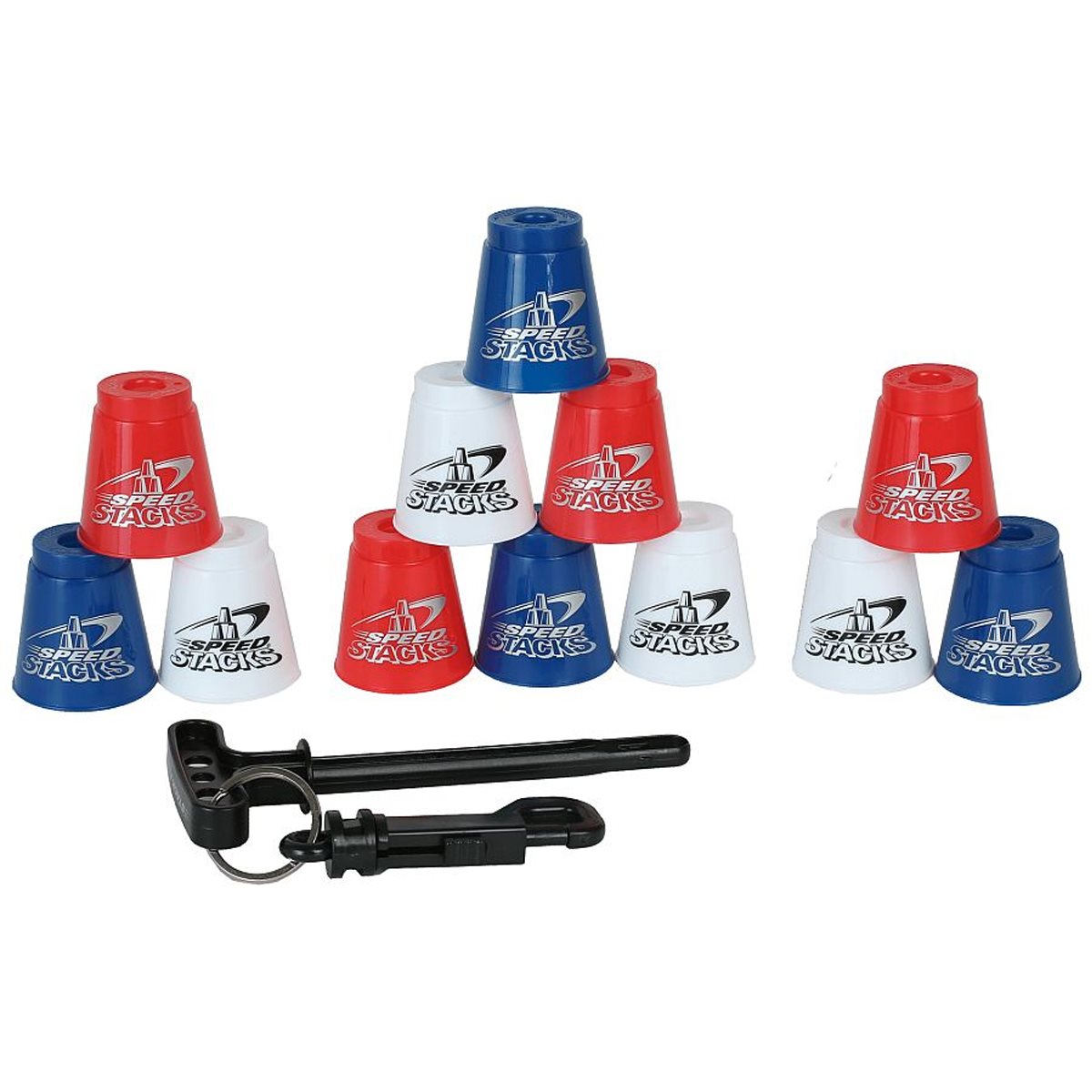 WSSA Speed Stacks 12 Blue Cups, Official drawstring Bag, Mat