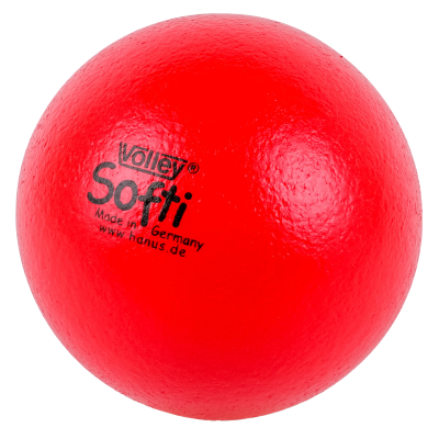 Ballon en mousse haute densité recouverte de polyuréthane Volley® Softi, 16 cm (6")