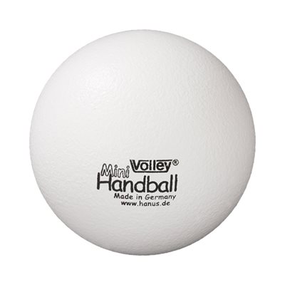 Ballon de mini-handball blanc en mousse Volley®, 16 cm (6,3") Ballon de mini-handball blanc en mousse Volley®, 16 cm (6,3")