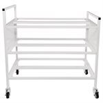 Chariot en acier double robuste
