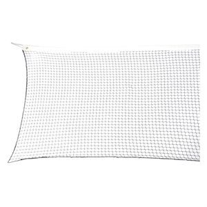 Filet de badminton institutionnel, cable en corde, 6 m (20')