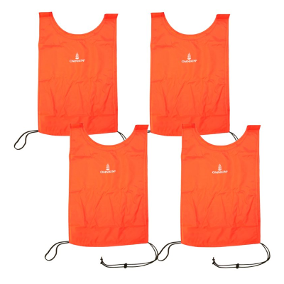 4 OMNIKIN Nylon Pinnies, Orange