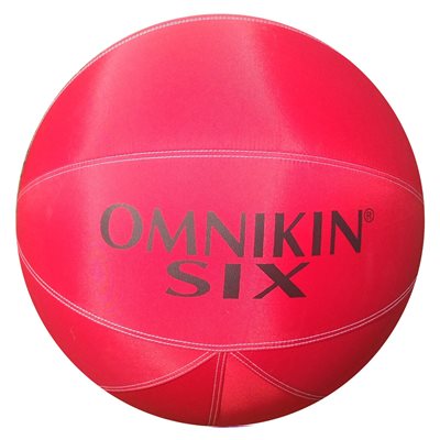 Red Omnikin® «Six» Ball, 18" (46 cm) Red Omnikin® «Six» Ball, 18" (46 cm)