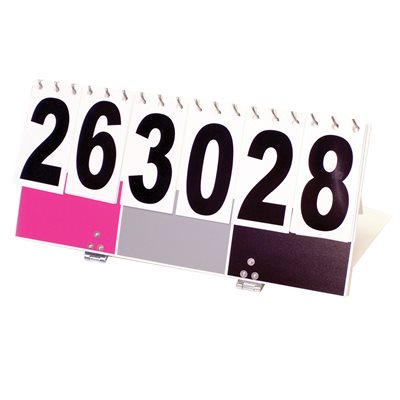 Tableau de pointage Omnikin® rose, gris et noir Tableau de pointage Omnikin® rose, gris et noir