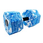 Pair Of Aquatic Training Dumbbells, Padded Grips, Blue