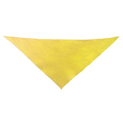 Foulard triangulaire en coton, jaune Foulard triangulaire en coton, jaune
