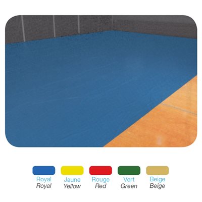 Toile protectrice pour plancher, 20 oz, bleue
