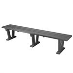 Widen Recycled Plastic Bench, 15-½"