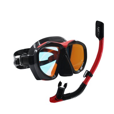 Masque de plongée série pro Scaup® «Coral» avec tuba pour adultes Masque de plongée série pro Scaup® «Coral» avec tuba pour adultes