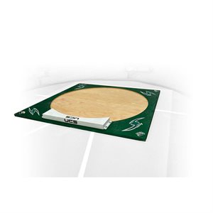 Shot Put Platform with Toe Board