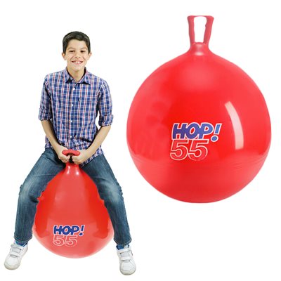 Ballon sauteur en vinyle robuste Hop 55 cm 22