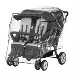 Housse de pluie pour poussette quadruple Compass Gaggle