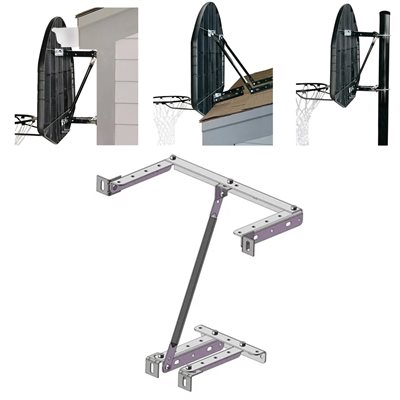 Universal Mounting Bracket System for Spalding and Huffy Backboard