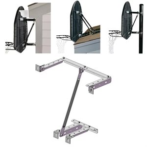 Support de montage universel pour panneau Spalding et Huffy