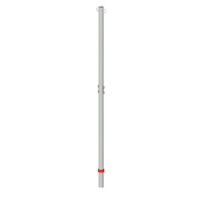 Poteau de badminton double en acier recouvert de zinc, 5 cm (1,9") Poteau de badminton double en acier recouvert de zinc, 5 cm (1,9")