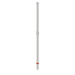 Poteau de badminton double en acier recouvert de zinc, 5 cm (1,9")