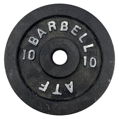 Plaque pour barre standard, 10 lb Plaque pour barre standard, 10 lb