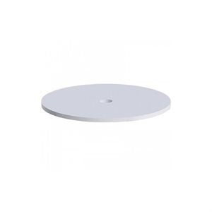 Couvercle d'ancrage en acier-zinc, 5"