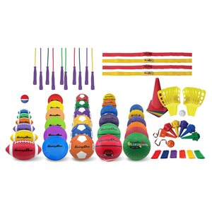 Ens. de 100 items de jeu pour service de garde
