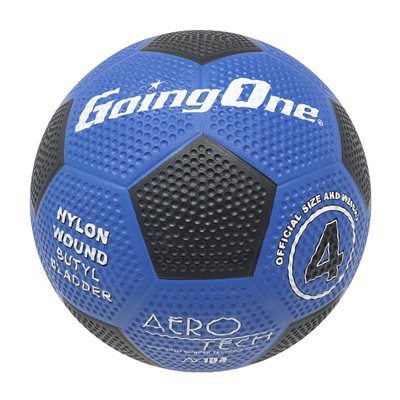 Ballon de soccer en caoutchouc Going One® «AeroTech» bleu Ballon de soccer en caoutchouc Going One® «AeroTech» bleu