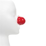 Nez de clown avec ficelle, rouge