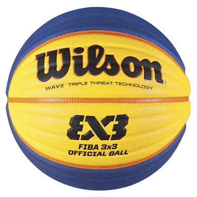 Ballon de basketball exterieur officiel de la FIBA 3x3 Wilson® «Wave» Ballon de basketball exterieur officiel de la FIBA 3x3 Wilson® «Wave»