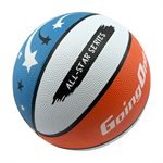 Ballon De Basketball En Caoutchouc, #5, Tricolore