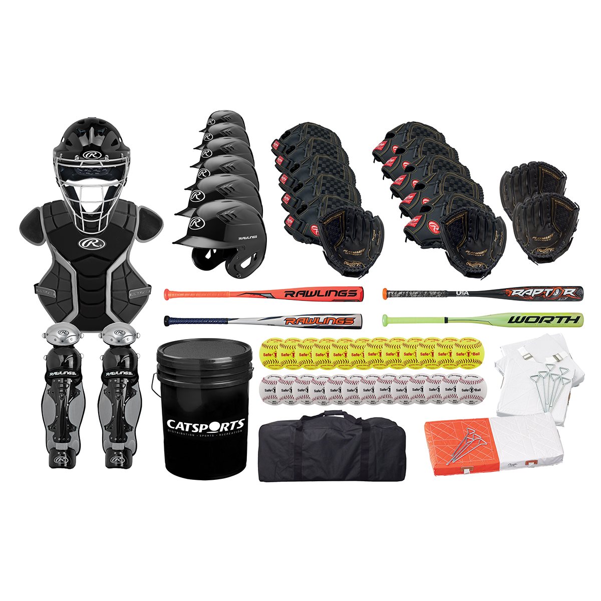 Baseball / Softball kit for high schools