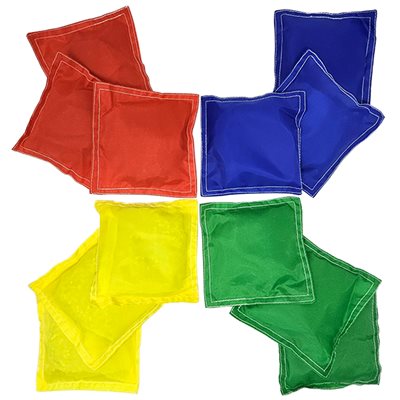 12 Bean Bags, 5"x5", Polyester