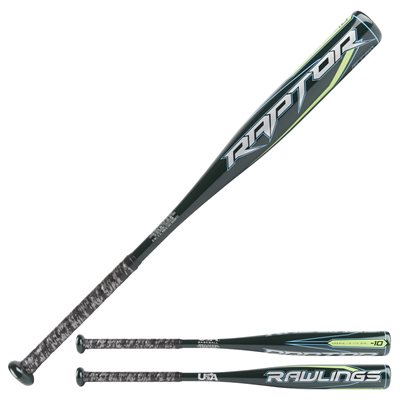 Bâton de baseball Rawlings Raptor en alliage Bâton de baseball Rawlings Raptor en alliage
