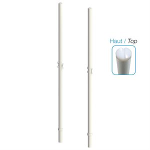 Pair of Badminton Competition Posts, 1-7 / 8" (4.8cm)