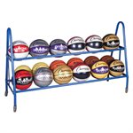 Basic Ball Cart, Capacity of 18 Balls, 59 X 17.5 X 35.75" (150 X 43 X 96 Cm)