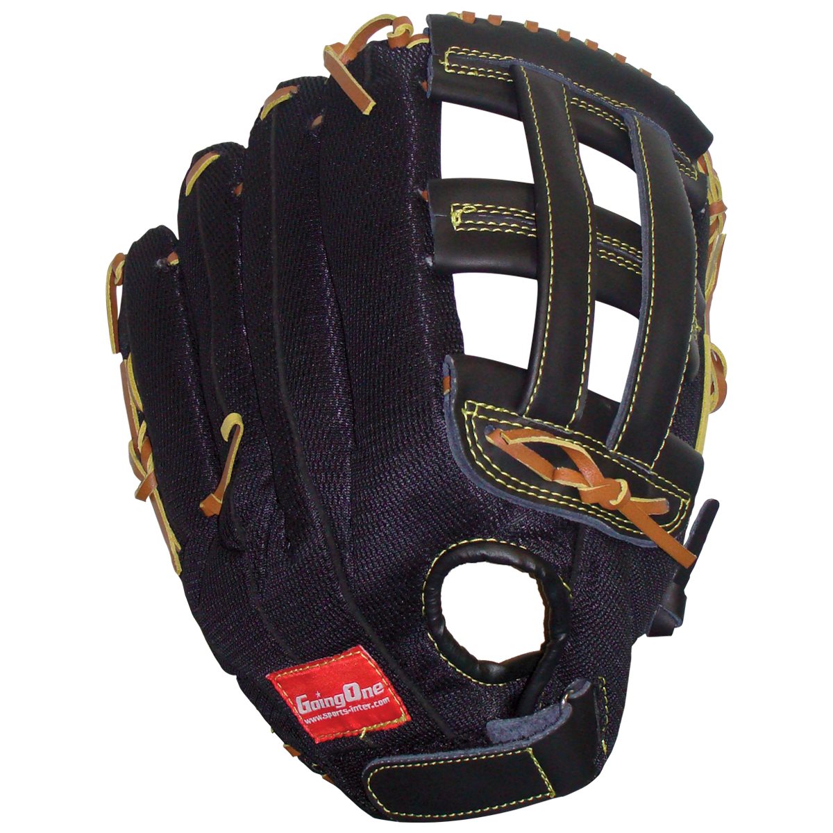 Gants De Battage De Baseball Mpowered Cuir Caroline Bleu & Blanc M-xxl
