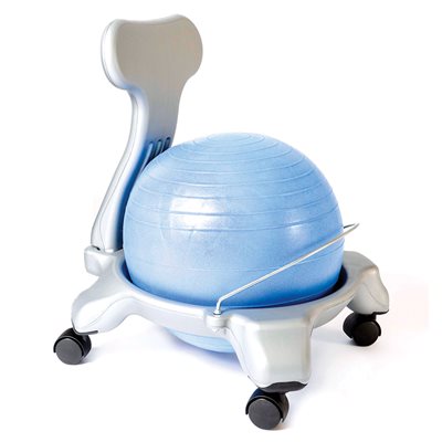 Chaise-ballon en plastique moulé Chaise-ballon en plastique moulé