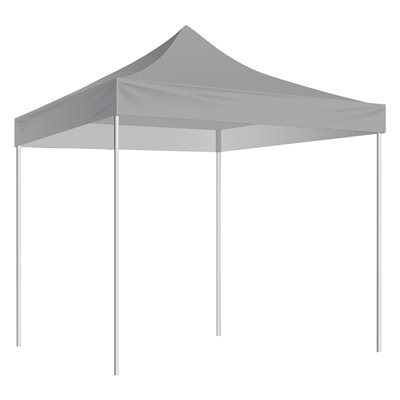 Abri 10'x10', gris Abri 10'x10', gris