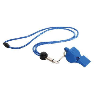 Sifflet «Classic» bleu avec lanière détachable Fox40® Sifflet «Classic» bleu avec lanière détachable Fox40®
