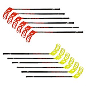 12 Floorball DEFENDER Stick, 85cm