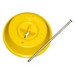 Disk And Spike for Convertible Baseball Base