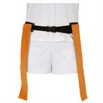 Ceinture de flag-football a double fanions orange