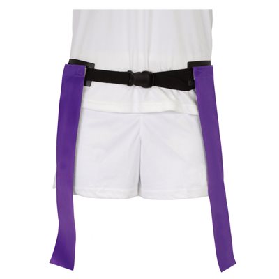 Ceinture de flag-football a double fanions mauves Ceinture de flag-football a double fanions mauves
