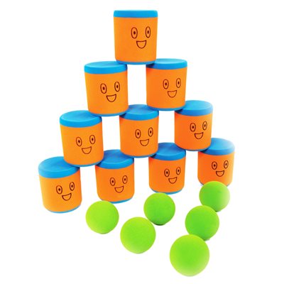 Jeu de verres en mousse à faire tomber Jeu de verres en mousse à faire tomber