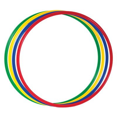 4 Flat Hoops