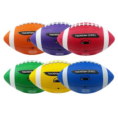 Ensemble de 6 ballons de football récréatifs Going One® en caoutchouc, junior #6 Ensemble de 6 ballons de football récréatifs Going One® en caoutchouc, junior #6