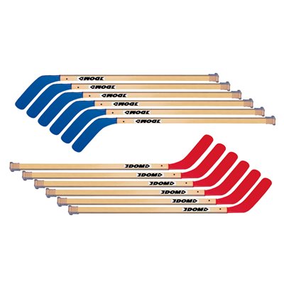 Ensemble de 12 bâtons de joueur de hockey DOM® «Gain», 107 cm (42") Ensemble de 12 bâtons de joueur de hockey DOM® «Gain», 107 cm (42")