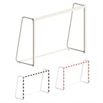 Paire de buts de handball pliants en aluminium peint