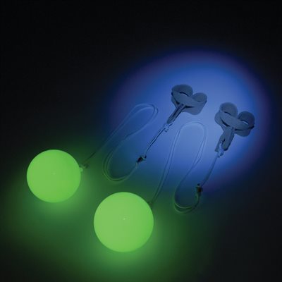 Paire de poïs phosphorescents Paire de poïs phosphorescents