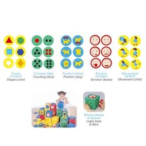 Ensemble de 60 disques pour cubes magiques