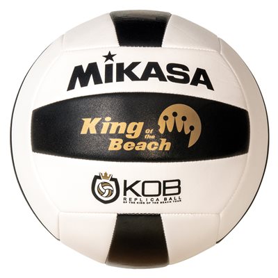 Ballon de volleyball de plage en cuir synthétique Mikasa® «King of the Beach» Ballon de volleyball de plage en cuir synthétique Mikasa® «King of the Beach»
