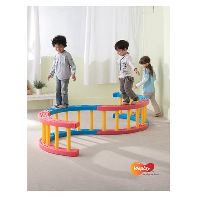 Ensemble de création de parcours d'équilibre WePlay® «Go-Go Balance Fun», cercle entier de 4 items Ensemble de création de parcours d'équilibre WePlay® «Go-Go Balance Fun», cercle entier de 4 items