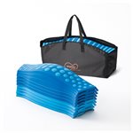 WePlay Wavy tactile path, 8 blue pieces